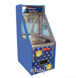 Machine de jeu d'arcade avec changeur intégré, pousse-monnaie quart de pièce bonus hole.