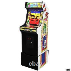 Machine de jeu vidéo d'arcade Dig Dug Legacy Edition avec rehausseur et enseigne lumineuse