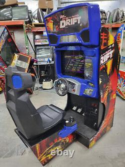 Machine de jeu vidéo de conduite d'arcade assis Fast and Furious DRIFT avec écran LCD de 22 pouces