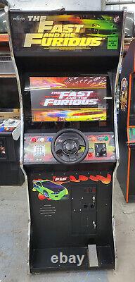 Machine de jeu vidéo de conduite rapide et furieuse sur arcade avec écran LCD 27 fonctionnel