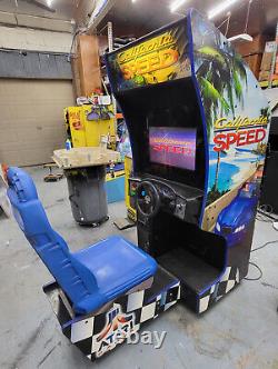 Machine de jeu vidéo de course assis Califirnia Speed Arcade avec volant 22 LCD (#2)