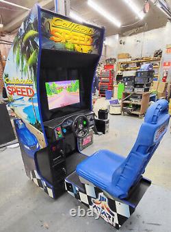 Machine de jeu vidéo de course assis Califirnia Speed Arcade avec volant 22 LCD (#2)