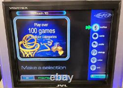 Machine de jeu vidéo multi-arcade à écran tactile JVL Vortex iTouch 10 Megatouch I01