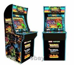 Marvel Super Heroes Arcade 1up Retro Gaming Cabinet Machine 3 Jeux Flambant Neuf