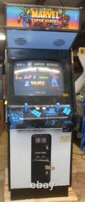 Marvel Super Heroes Arcade Machine Par Capcom 1995 (excellent Condition)rare