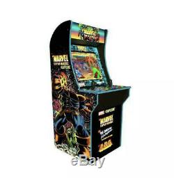Marvel Super Héros Arcade1up Retro Gaming Cabinet Machine 3 Jeu In 1 Tout Neuf