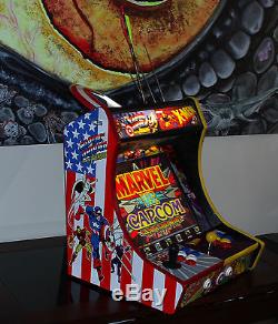 Marvel Table De Bar Arcade Armoire De Cuisine Avengers Galaga Pac Man Xmen