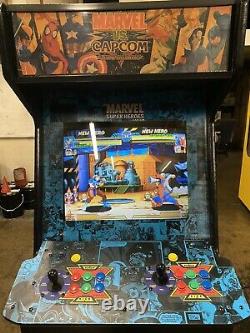 Marvel Vs Capcom Cps2 II Machine De Jeu Vidéo D'arcade Dans Un Cabinet Rare Dynamo Hs5