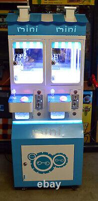 Mini Claw Double Crane Arcade Game Machine New Coin Operated Blue & White