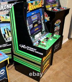 Mint Arcade1up Rampage Arcade Machine Avec Defender, Joust, Gauntlet