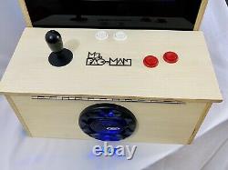 Mme Pac-man Arcade Machine Real Wood Custom Bartop Ou Wall Mount Graphics 60-1