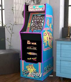 Mme Pacman Arcade Machine Avec Riser Retro Arcade Cabinet Arcade 1up New 4 Games