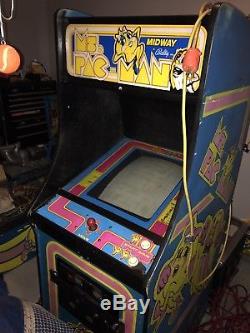 Mme Pacman Arcade Machine Jeu Vidéo 100% D'origine Armoire Et Jeu Pac Man