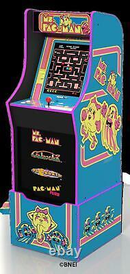 Mme Pacman Arcade Machine Riser Retro Arcade Cabinet Arcade 1up Nouveau Avec 4 Jeux