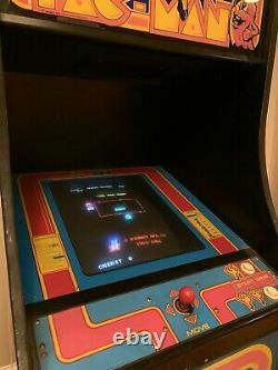Mme Pacman Vintage Années 1980 Original Full Size Upright Arcade Machine (works Great!)