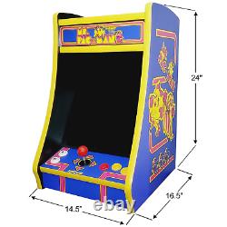 Ms Pac-man Bartop / Tabletop Arcade Machine Avec 412 Jeux Et Écran Pleine Taille 19