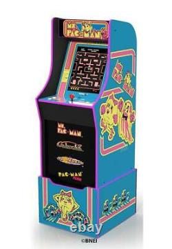 Ms Pacman Arcade Cabinet Home Gaming Machine Avec Riser, Arcade1up Shipping Now