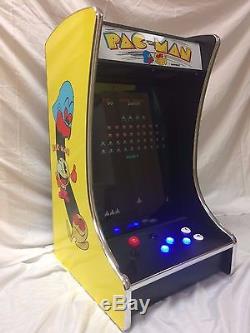 Ms Pacman Galaga Mini 19 Moniteur Pleine Grandeur Jeu D'arcade Vertical Barre D'outils Multipleté
