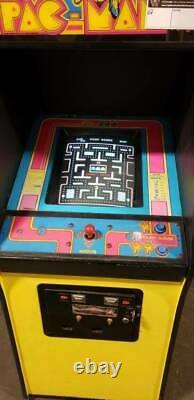 Ms Pacman Vintage 1980s Original Machine D'arcade Pleine Grandeur Droite
