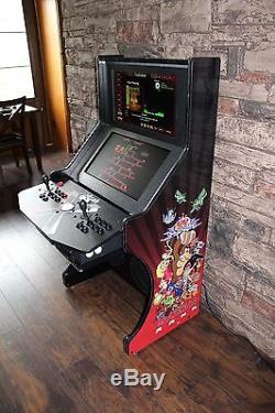 Multicade Arcade Game Machine Cabinet Double Écran Touch Jukebox Mame Man Cave