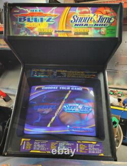 NFL Blitz Et Nba Showtime Combo Arcade Video Game Machine 4 Joueurs! Fonctionne