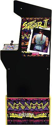 (NOUVEAU) Machine d'arcade Street Fighter II Capcom Legacy Edition Arcade1Up avec Riser