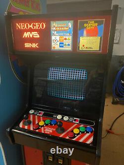 Neo Geo Mvs Mini 2 Slot American Cab Cabaret Arcade Machine Extrêmement Rare