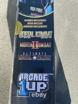 New Arcade1up Mortal Kombat Arcade Machine Inclut Mortal Kombat I, Ii, III