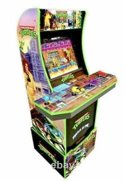 New Arcade1up Tmnt Teenage Mutant Ninja Turtles Arcade Cabinet Machine