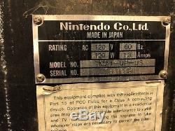 Nintendo Mario Bros. Cabinet De Travail De Machine De Jeu D'arcade Original Grand Corps