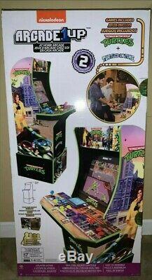 Nouveau! Arcade1up Teenage Mutant Ninja Turtles Arcade Machine Avec Riser