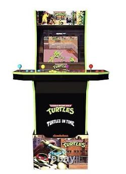 Nouveau Arcade1up Tmnt Teenage Mutant Ninja Turtles Arcade Cabinet Machine + Riser