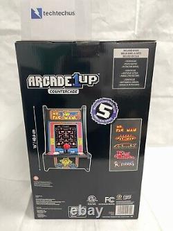 Nouvelle Arcade1Up CounterCade 5 Jeu Rétro Tabletop Machine d'Arcade Ms. Pac-Man