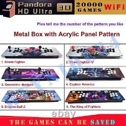 Nouvelle boîte de Pandore 3D WiFi avec 20000 jeux rétro, console de salon vidéo arcade HD.