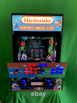 Omega-cade Arcade Custom Machine Bartop Ou Support Mural Choisissez Graphics Et Marquee