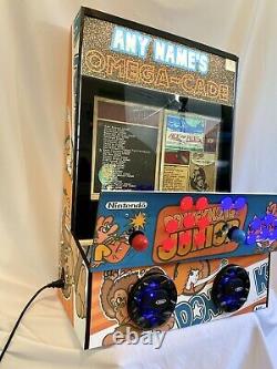 Omega-cade Arcade Custom Machine Bartop Ou Support Mural Choisissez Graphics Et Marquee