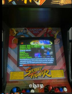 Original 1987 Capcom Street Fighter Arcade Machine Works Great 1000+ Jeux