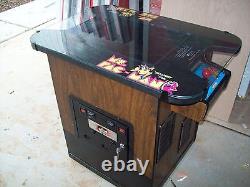 PAC-MAN ou Mme Restored Original Cocktail Table Jeu d'arcade vidéo avec garantie