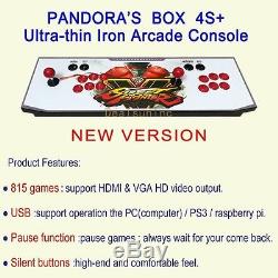Pandora Box 4s + Arcade Machine Arcade Console -815 Retro Jeux Vidéo Tout En Un