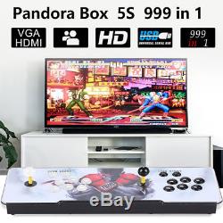 Pandora Box 5s Arcade Machine Jeux Vidéo Bartop 999 Dual Stick Console 999 En 1