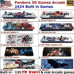 Pandoras Jeux 3d Arcade Console De Jeux Vidéo 2448 Machine Classic Arcade Métal