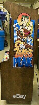 Peak Zeke Arcade Flipper. Très Rare! Refait À Neuf