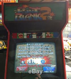 Point Blank 2 Arcade Tir Jeu Vidéo Machine De Travail Great Tirez Sur Les Cibles
