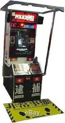 Police 911 Machine Arcade Par Konami (excellent État) Rare
