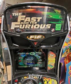 Quick And Furious Sit Down Arcade Driving Vidéo Jeu Machine Paul Walker 22 LCD