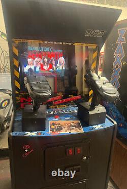 REVOLUTION X MACHINE D'ARCADE par MIDWAY 1994 (Excellente Condition)