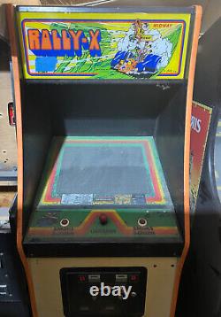 Rally X Arcade Machine Par Midway 1980 (excellent Condition) Rare