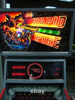 Rapid Fire Arcade Game Par Bally Classique 1982 Fun