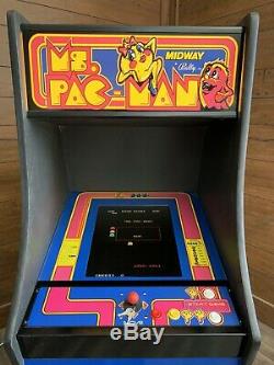 Restauré Mme Pacman Arcade Machine, Aménagee