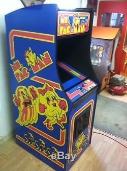 Restauré Mme Pacman Arcade Machine, Mis À Niveau